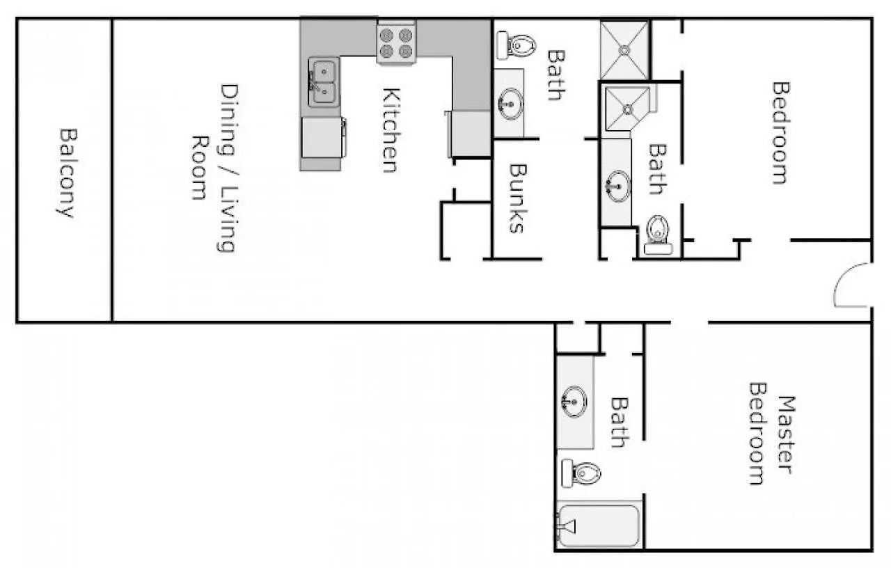 Semesterbostad Tidewater 714 Villa Panama City Beach